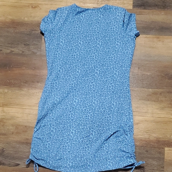 Southern Tide Blue Leopard Print  Mini Dress - Picture 5 of 7